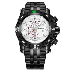 New Stainless Steel Analog Watches Style Sport Origin China Logo Customized Case Shape Round Dial Color Silver HS Code - Image 3