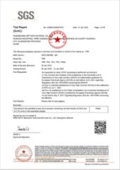 SGS certificate from Link Pet Products Co., Ltd.