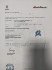 China Manufacturing Network Audit Certificate certificate of Dongguan Xinqida Precision Hardware Parts Co., Ltd. – certificate photo, supplier certificates section