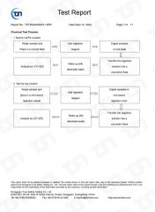 RoHs Test Report 7 certificate from Hangzhou Fengqing Printing Co., Ltd.