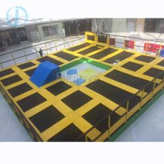 Trampoline Playground Park Multifunction Indoor Trampoline Park Equipment with Slide - Image 3