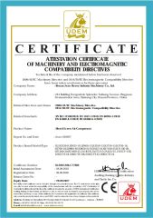 CE AIR COMPRESSOR certificate of Henan Jeao Heavy Industry Machinery Co., Ltd. – certificate photo, supplier certificates section