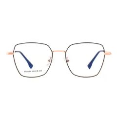 Xc-0026 Oversized Geometric Eyeglasses Rose Gold & Matte Black Frames - Shenzhen Urfeng Industrial Co., Ltd.