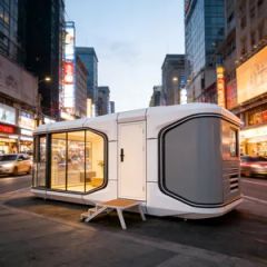 Futuristic Modular Prefabricated Hotel Rooms Pod Space Capsule Bathroom Pod Prefab Hotel - Shandong Xingxing Xingsu Import and Export Co., Ltd.