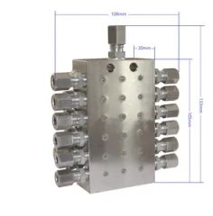 Custom Logo High Quality Dspp Lubrication Distributor Module Distribution Valve for Progressive Lubrication System - Image 3