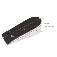 Slow Rebound Invisible Breathable EVA Half Size Heel Pad Height Increasing Insoles - Image 6