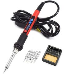 80W Digital LCD Screen Display Electronic Soldering Irons Type 1 Power 80W Heat-up Time 7s Warranty 1 Year Model NO. CJ-936S - Image 1