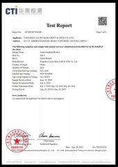 baby rocker certificate for Australia certificate of Yangzhou Lucky Bear Craft & Gifts Co., Ltd. – certificate photo, supplier certificates section