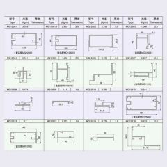 Heat Sound Insulation Aluminium Frame Curtain Wall with Glass - Image 5