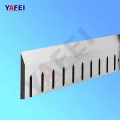 Wood Peeling Knife for Chipper Machine HRC 50-60 Model NO. YF03 Trademark YAFEI Coating Uncoated Origin Anhui China Standard Non-Standard - ANHUI YAFEI MACHINE TOOL CO., LTD.