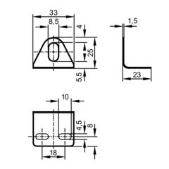 M8 Angle Bracket E10734 Ifm - Image 2