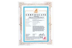 Certification certificate from Henan Topp Machinery Co., Ltd.