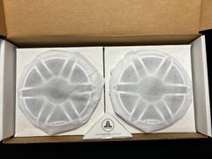 SMART-JL Audio M6-650X-S-GwGw 6.5" 2-Way Marine Coaxial Speakers White Sport Grilles - Image 2
