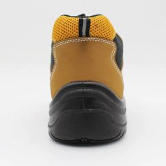 High Cut Nubuck Leather Steel Toe Work Safety Shoes Insoles EVA Gender Unisex Trademark OEM HS Code 64034 Model NO. - Image 5