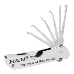 Yh9121 Foldable Door Lock Opener Locksmith Tool Lock Pick Set - Image 1
