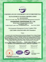 ISO2 certificate of Guangdong Cookermore CO., Ltd – certificate photo, supplier certificates section