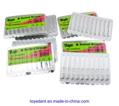 High Quality Dental Instrument Stainless Steel Barbed Broaches Root Canal File - Image 3