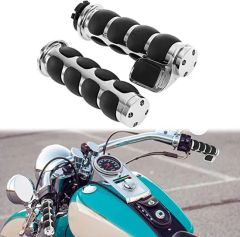 Universal Motorcycle Hand Grips for 1" / 25mm Handle Bars - Image 4