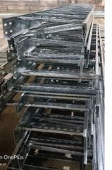 2 mm Galvanizing Iron Ladder Tray Color Silver Thickness 2 mm Shape Rectangular Type Ladder Cable Tray Material Galvanizing - Image 2