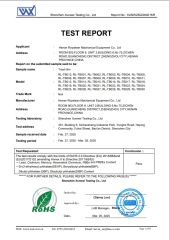 RoHS certificate of Zhengzhou Neachy Furniture Co., Ltd – certificate photo, supplier certificates section