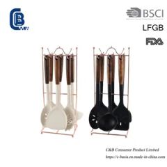 8PCS Non-Stick Silicone Kitchen Cooking Utensils Tool Set, Kitchenware - Image 3