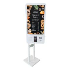 22 Inch Touch Screen Self Service Payment Ordering Kiosk for Supermarket - Image 4