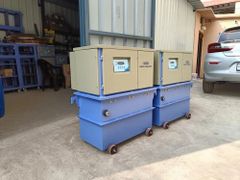 Three Phase ECHOGEN 15 Kva Oil Cooled Servo Stabilizer Phase Three Phase Power Rating 15 Kva Load capacity 20 KVA Stabilizer Bypass - Image 3