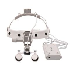 New 3.5X Binocular Magnifier with Headlight Headband Loupes Medical Headlamp Surgical Light - Foshan Yuyo Medical Instrument Co., Ltd.