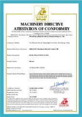 CE certificate of Shandong LeKing Machinery Manufacturing Co., Ltd. – certificate photo, supplier certificates section