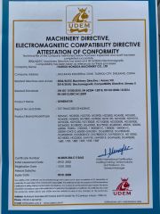 CE certificate from Taizhou Nongda Machinery Co., Ltd