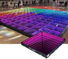 D-5 DJ Stage Mat Tiles Panels Portable Tempered Glass Liquid LED Dance Floor Stage Lights - Guangzhou Union Bright Lighting Co., Ltd.