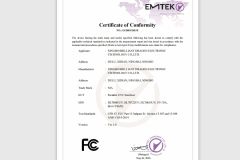 UVC FCC certification certificate of Ningbo Haishu Forcar Imp. & Exp. Co., Ltd. – certificate photo, supplier certificates section