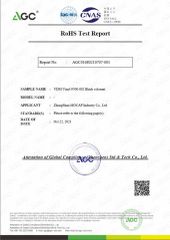 ROHS certificate from Zhongshan Mocap Industry Co., Ltd.