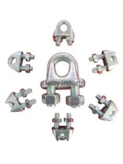 Galvanized DIN741 Malleable Wire Rope Clips Cable Clamps - Image 4