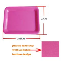 Promotion Safe Plastic Fast Food Serving Trays - Image 4