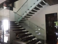 Balcony Glass Railing, For Home Office Design Any Color Silver Material Glass Glass Type Toughened Glass Usage/Application Home - Image 2