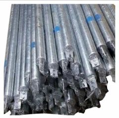 Galvanized Iron GI Earthing Rod Length 3 m Diameter 35 mm Base Shape Round Material Galvanized Iron Usage/Application Used For - Image 1