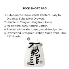 Custom Cotton Pouch Promotional Cloth Canvas Drawstring Gift Sock Short Travel Bag - Image 4