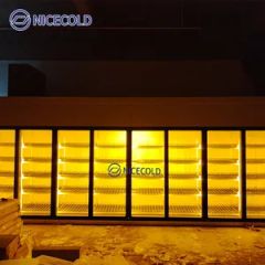 Modular Display Walk in Cooler Cold Room with Tempered Glass Doors - Image 1