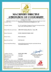 certificate certificate from Shandong Lvdu Environmental Equipment Co., Ltd