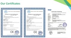 Our Certificates certificate from Wenzhou Boyo Electric Appliance Co., Ltd.