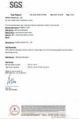 NPFA certificate from QINGDAO FINEST INDUSTRY CO., LTD.