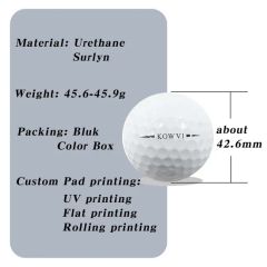 Two Color Black Ball Golf Ball Custom 2 Piece Putting Practice Half Colored Golf Balls - Image 2