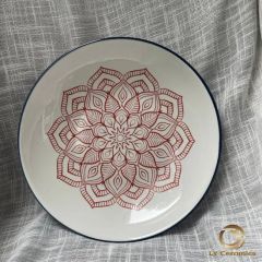 12 75 Rice Pasta Fuirt Plate Soup Bowl Healthly Pad Printing Porcelain Ceramic Kitchenware Tableware - Image 1