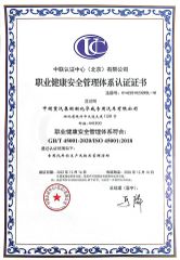 Occupational Health and Safety Management System Certificate certificate from Hubei Xingyao Import and Export Co., Ltd