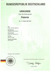 a new type of glass tempering furnace certificate from Luoyang LandGlass Technology Co., Ltd.