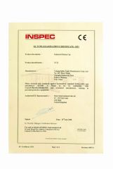 Bump Cap CE Certificate certificate from Yulong Safety Tools Manufacture Corp., Ltd.