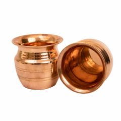Capacity: 500 ml Copper Mini Lota Size Medium Design Plain Capacity 500 ml Material Copper Shape Cylindrical Usage/Application - Image 5