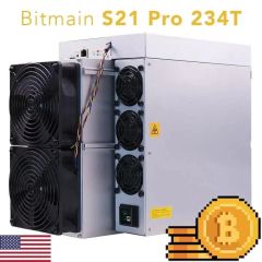 US New Bitmain Antminer S21 Pro 234T 3510W Bitcoin BTC ASIC Miner Ready Stock - Image 3