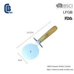 Food Grade Stainless Steel Wheel Blade Pizza Cutter, Cheese Slicer Pizza Chopper Baking Tools - Image 2